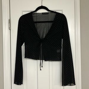 Grey Bandit Mandy Tie-Front Top